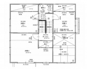 福山市春日町浦上、中古一戸建ての間取り画像です