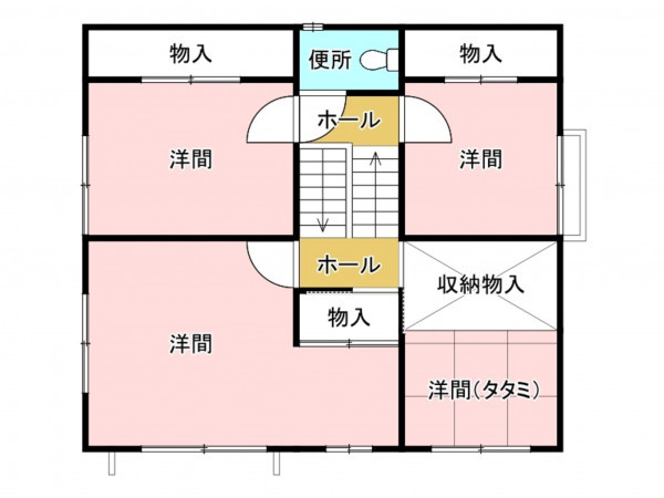 福山市春日町浦上、中古一戸建ての間取り画像です