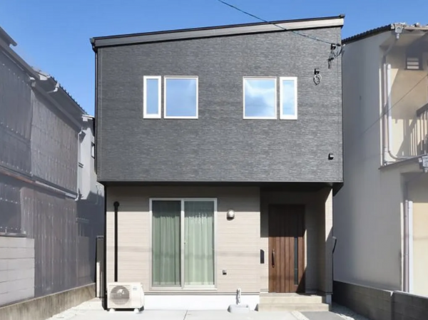 福山市御門町、新築一戸建ての外観画像です