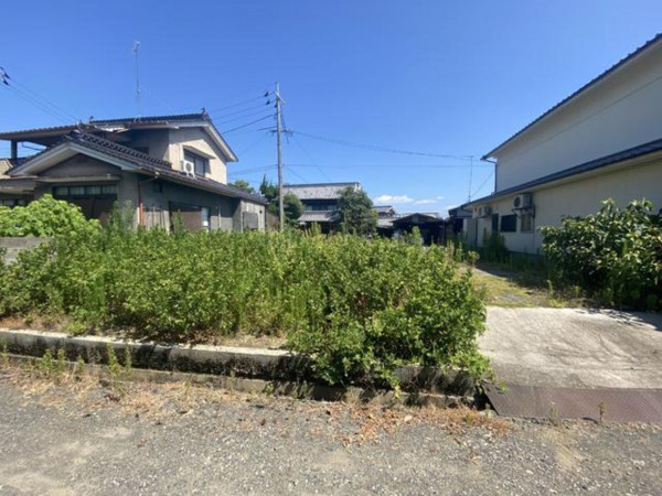 福山市駅家町大字下山守、土地の前面道路を含む現地写真画像です