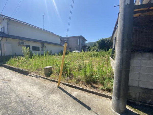 福山市駅家町大字下山守、土地の前面道路を含む現地写真画像です