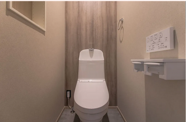 福山市瀬戸町長和、新築一戸建てのトイレ画像です