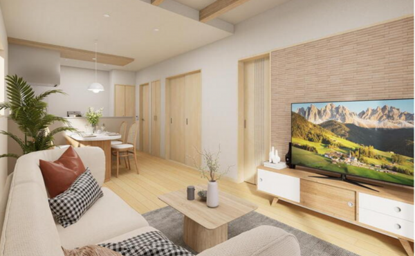 福山市御幸町大字森脇、新築一戸建ての建築プラン例画像です