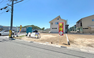 福山市神辺町川南、新築一戸建ての外観画像です