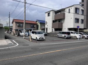 福山市本町、土地の前面道路を含む現地写真画像です