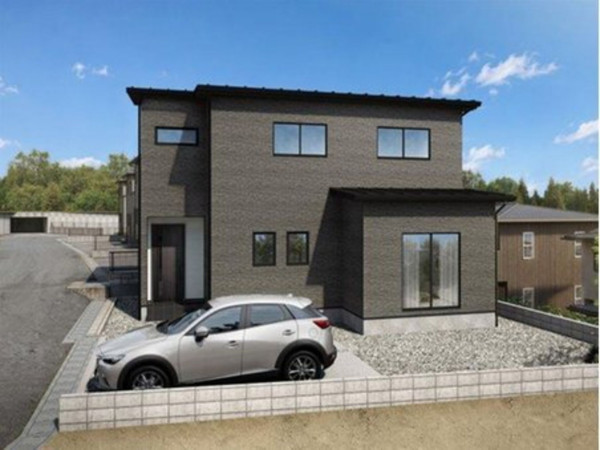 福山市春日町、新築一戸建ての外観画像です