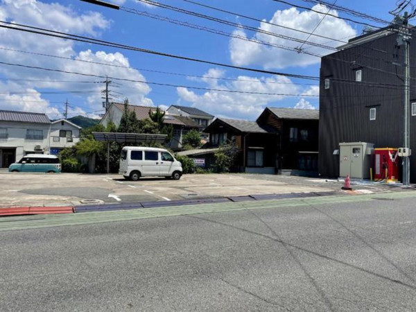 府中市府中町、土地の前面道路を含む現地写真画像です