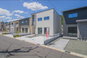 福山市千田町、新築一戸建ての外観画像です
