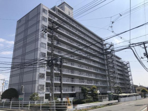 福山市水呑町、マンションの外観画像です
