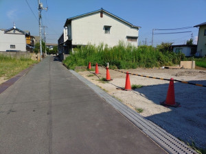 福山市手城町、新築一戸建ての外観画像です