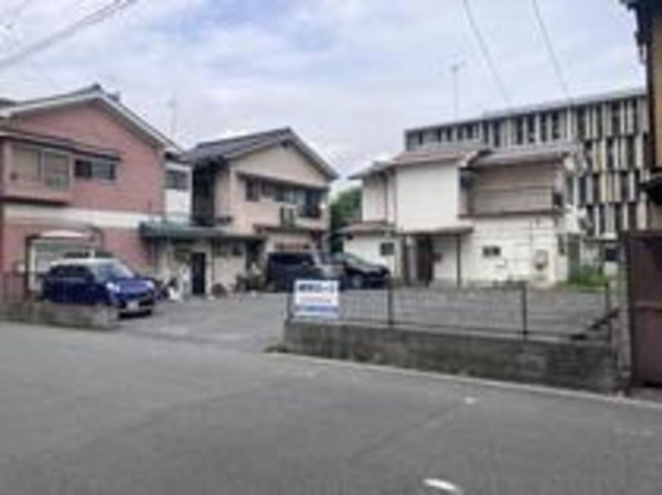 福山市光南町、土地の前面道路を含む現地写真画像です