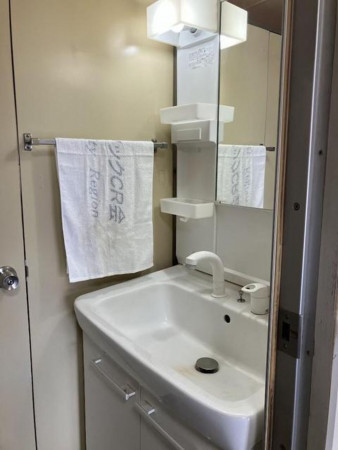 福山市西町、マンションの洗面画像です