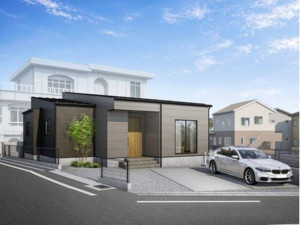 福山市西深津町、新築一戸建ての外観画像です