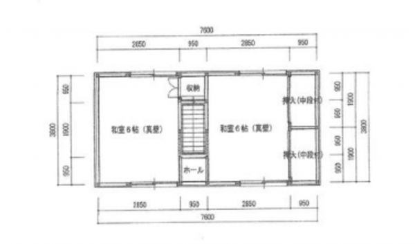 福山市駅家町大字万能倉、中古一戸建ての間取り画像です