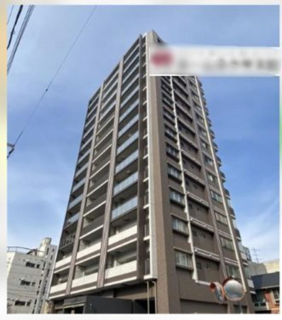福山市野上町、マンションの外観画像です