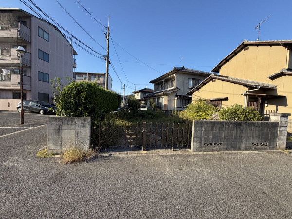 福山市神辺町字道上、土地の前面道路を含む現地写真画像です