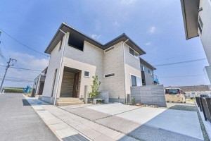 福山市水呑町、新築一戸建ての外観画像です