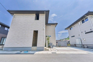 福山市水呑町、新築一戸建ての外観画像です