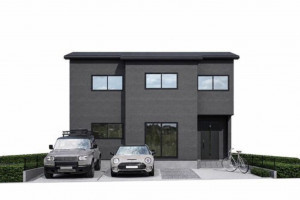 福山市手城町、新築一戸建ての外観画像です