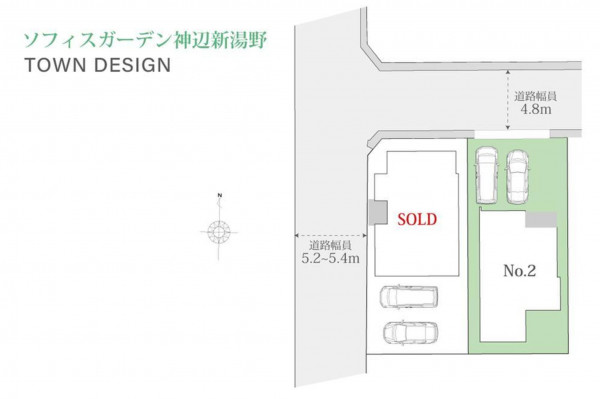 福山市神辺町新湯野、新築一戸建ての間取り画像です
