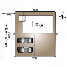 福山市御幸町大字中津原、新築一戸建ての間取り画像です