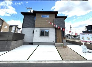 倉敷市大内、新築一戸建ての外観画像です