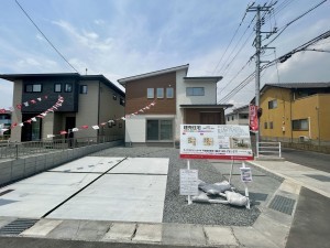 倉敷市北畝、新築一戸建ての完成予想図（外観）画像です