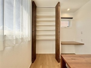 倉敷市藤戸町天城、新築一戸建ての収納画像です