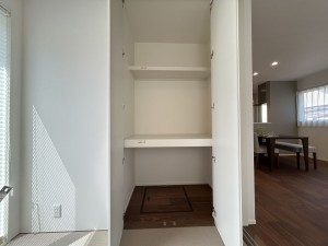 倉敷市笹沖、新築一戸建ての収納画像です