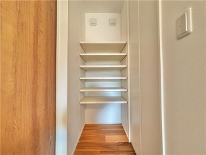 倉敷市西中新田、新築一戸建ての収納画像です