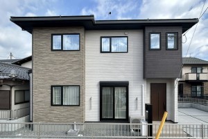 倉敷市八王寺町、新築一戸建ての外観画像です
