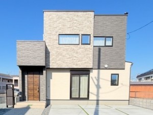 倉敷市八王寺町、新築一戸建ての外観画像です