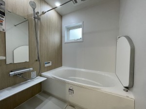 倉敷市西中新田、新築一戸建ての風呂画像です