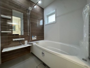 倉敷市西中新田、新築一戸建ての風呂画像です