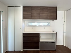 倉敷市北畝、新築一戸建ての収納画像です