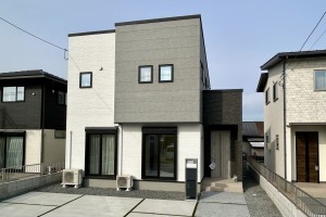 倉敷市北畝、新築一戸建ての外観画像です