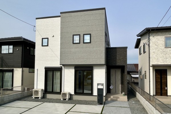 倉敷市北畝、新築一戸建ての外観画像です