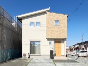 倉敷市八王寺町、新築一戸建ての外観画像です