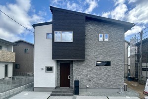 倉敷市片島町、新築一戸建ての外観画像です