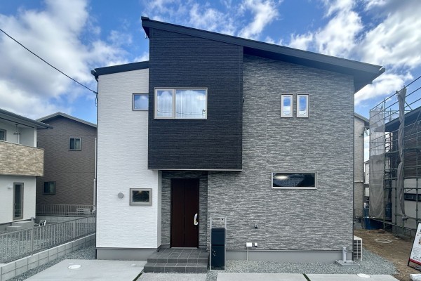 倉敷市片島町、新築一戸建ての外観画像です