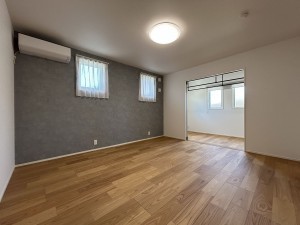 倉敷市片島町、新築一戸建ての寝室画像です