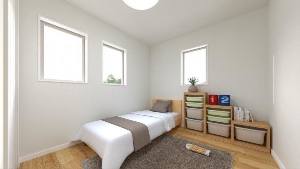 倉敷市片島町、新築一戸建ての子ども部屋画像です