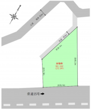 名古屋市守山区大字上志段味、土地の間取り画像です