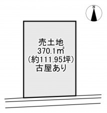 岩国市周東町上久原、土地の間取り画像です