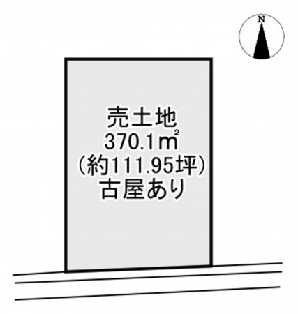 岩国市周東町上久原、土地の間取り画像です