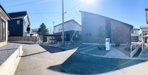 前面道路を含む現地写真