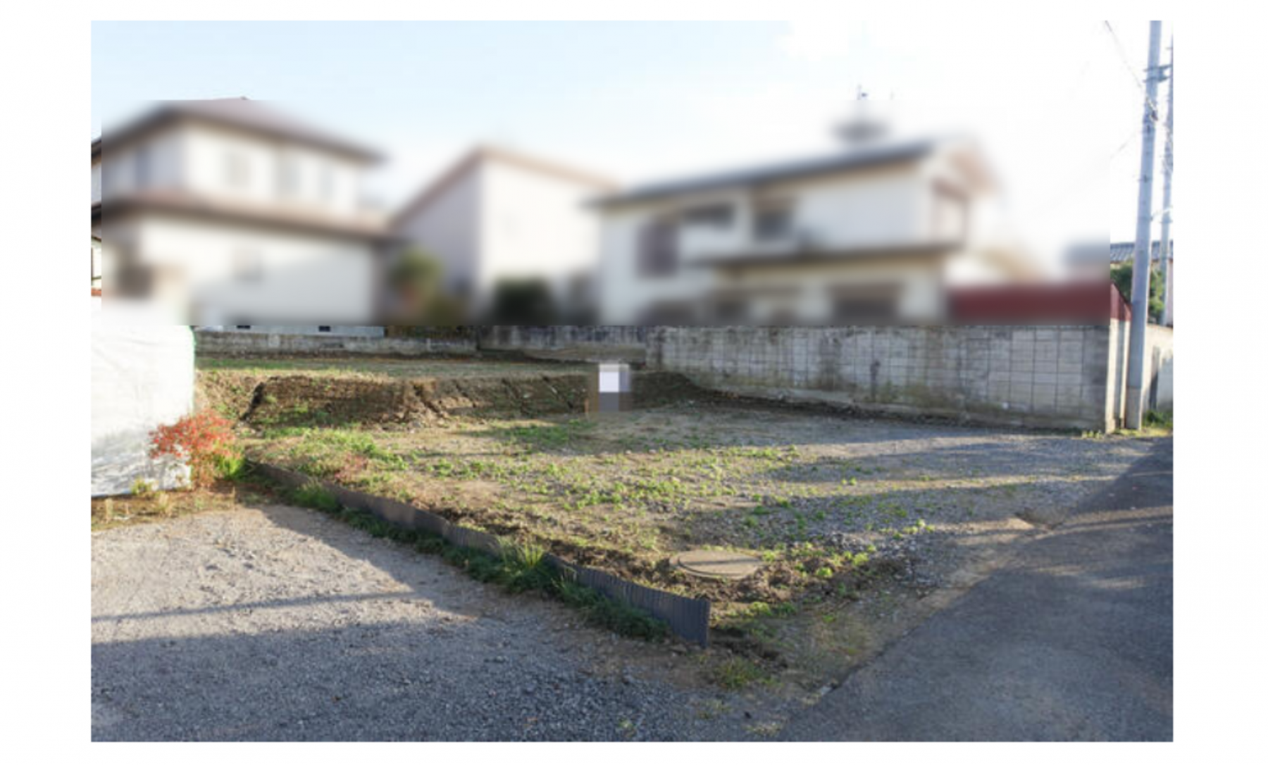 真岡市台町、土地の画像です