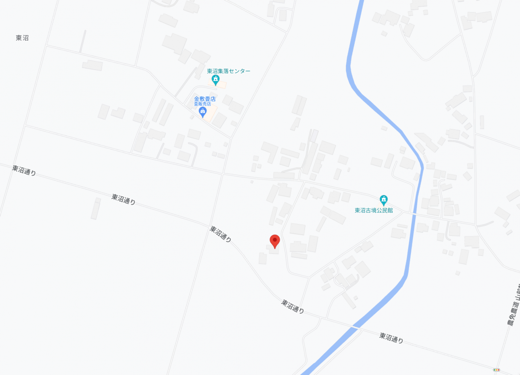 真岡市東沼、土地の画像です