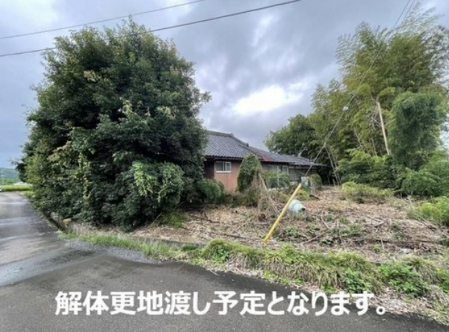 真岡市東沼、土地の画像です