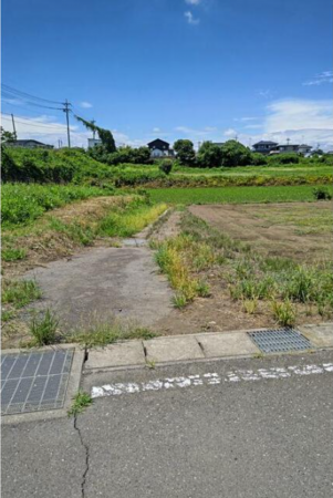 真岡市石島、土地の画像です